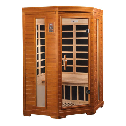 Dynamic "Heming Elite" Ultra Low EMF FAR Infrared Sauna (2 Person - Corner)