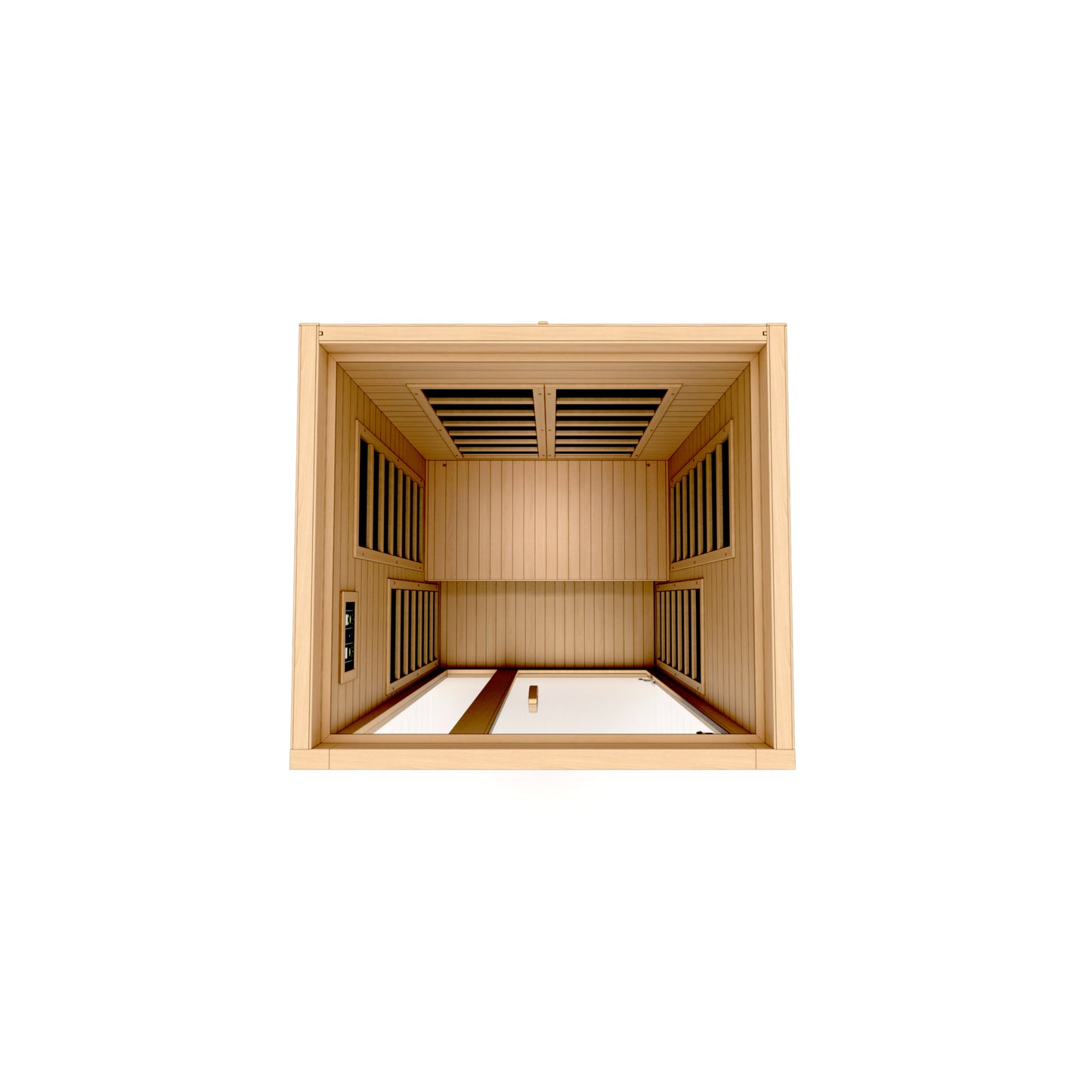 Dynamic "Gracia" Low EMF Infrared Sauna with Hemlock Wood