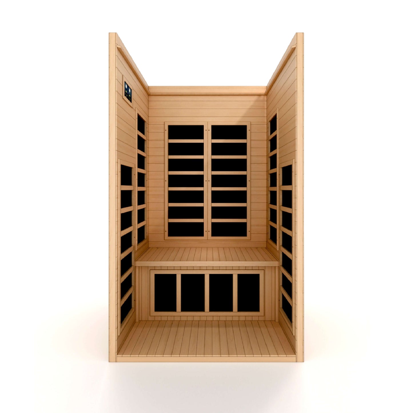 Dynamic "Gracia" Low EMF Infrared Sauna with Hemlock Wood