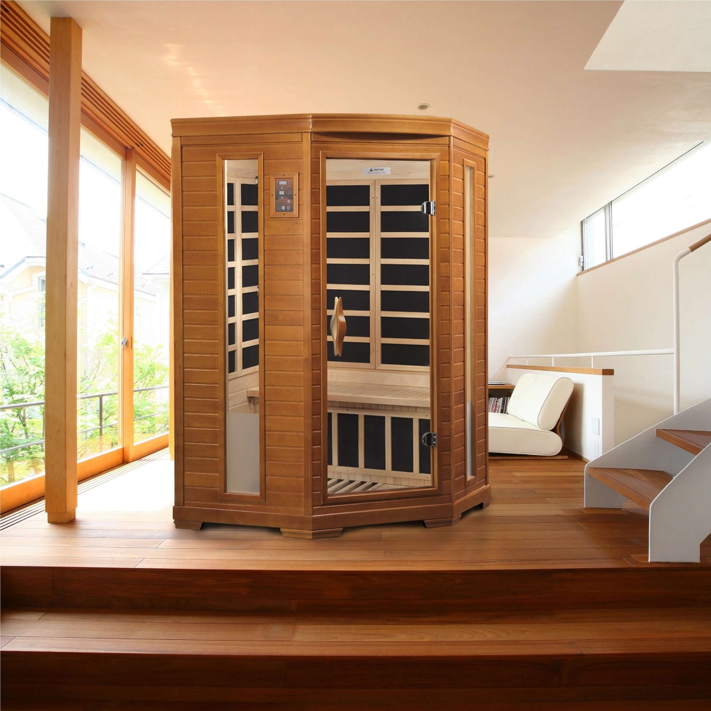 Dynamic "Heming" FAR Infrared Sauna (2 Person Corner Unit)