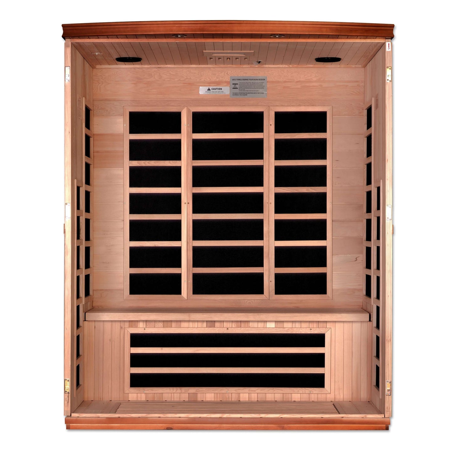 Dynamic "Lugano" Low EMF FAR Infrared Sauna (3 Person)