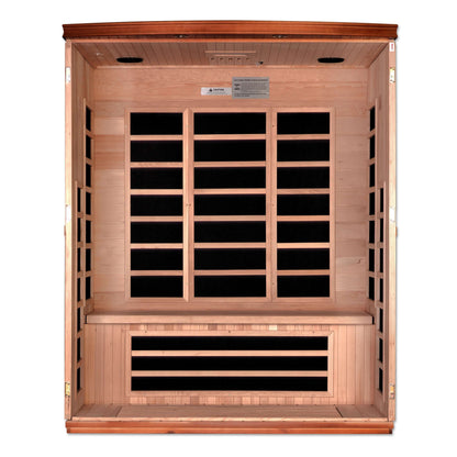 Dynamic "Lugano Elite" Ultra Low EMF FAR Infrared Sauna (3 Person)