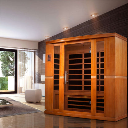 Dynamic "Bergamo" Low EMF FAR Infrared Sauna (4 Person)