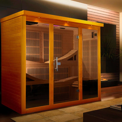 Dynamic "Monaco Elite" Ulta Low EMF FAR Infrared Sauna (6 Person)