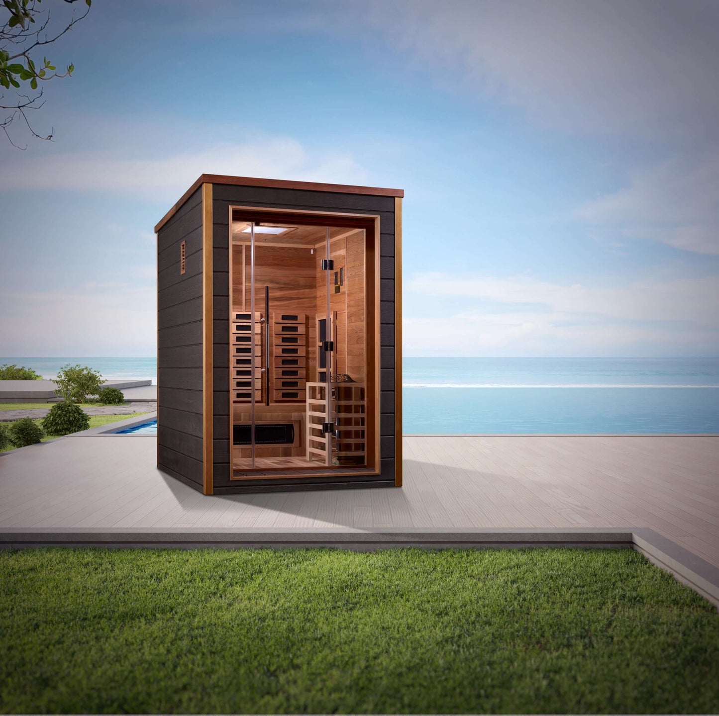 "Nora" Full Spectrum PureTech™ Hybrid Sauna (2 Person)