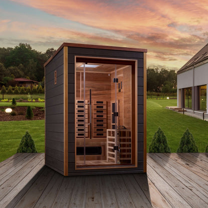 "Nora" Full Spectrum PureTech™ Hybrid Sauna (2 Person)