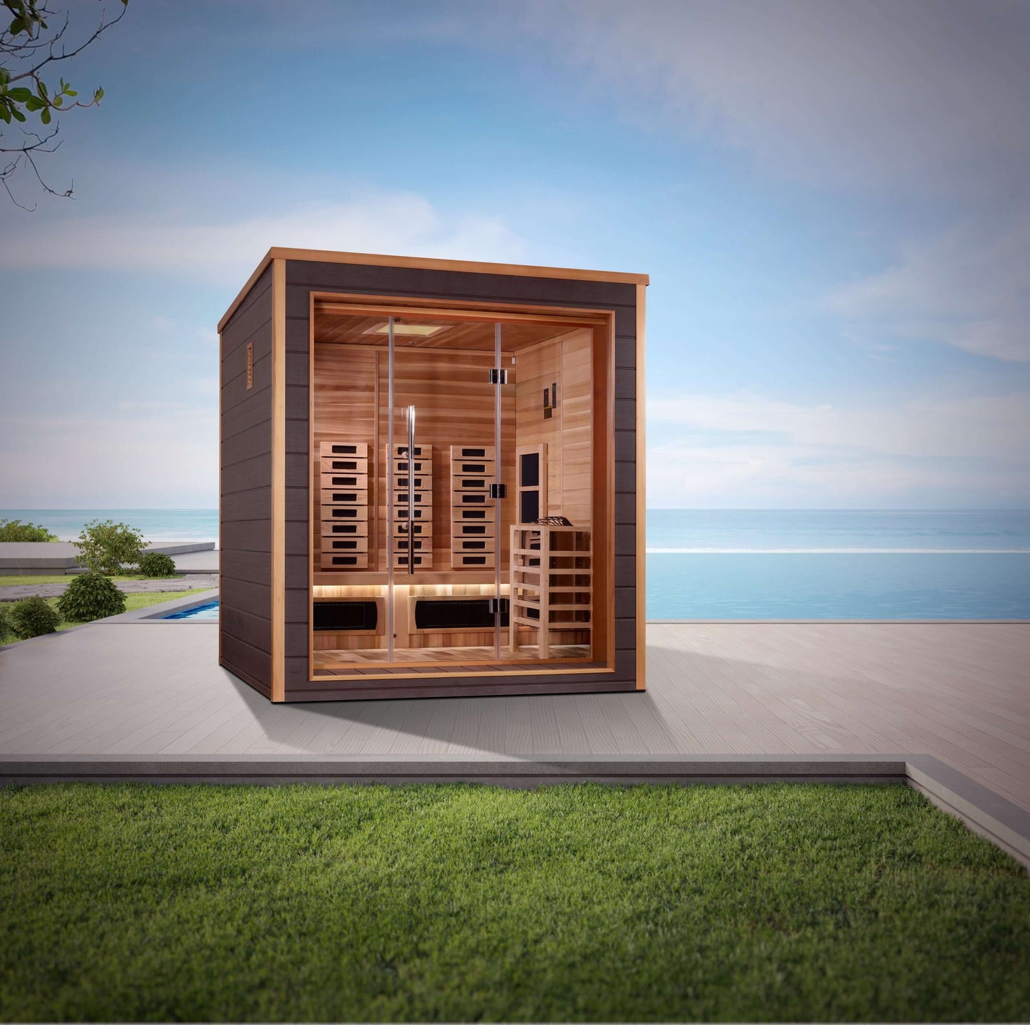 "Visby" Full Spectrum PureTech™ Hybrid Sauna (3 Person)