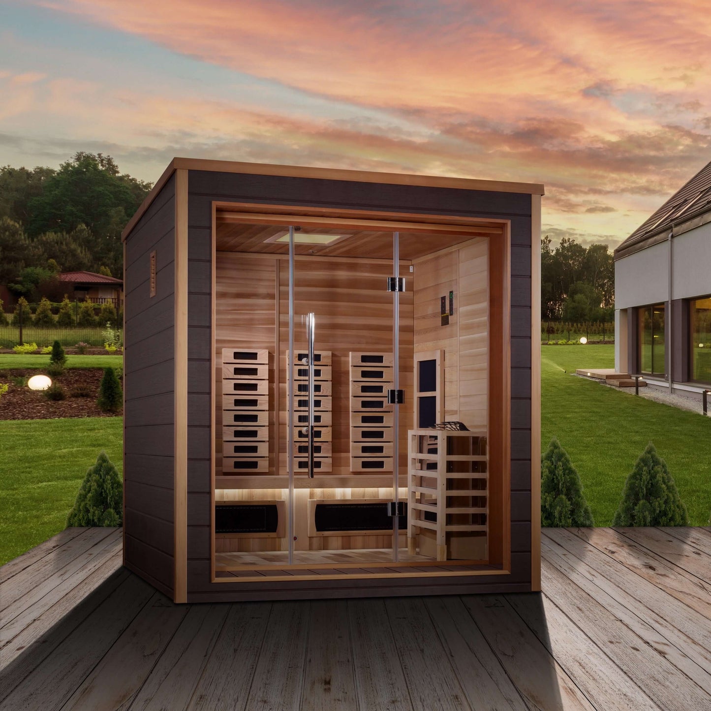 "Visby" Full Spectrum PureTech™ Hybrid Sauna (3 Person)