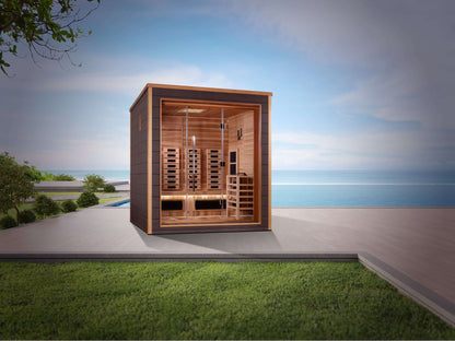 "Visby" Full Spectrum PureTech™ Hybrid Sauna (3 Person)