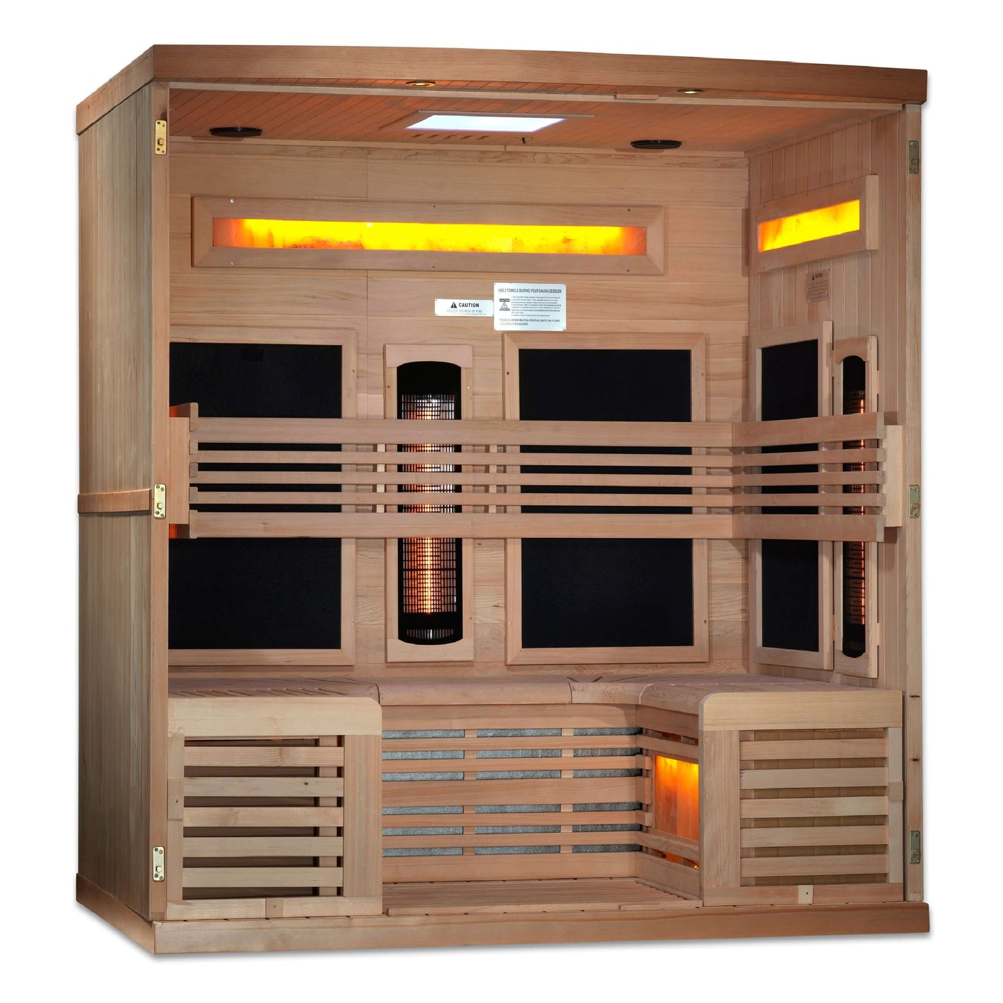 8000 Reserve Series PureTech™ Full Spectrum Infrared Sauna (6 Person)