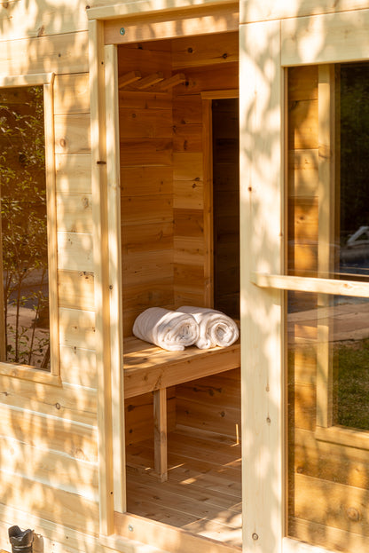 CT Georgian Cabin Sauna with Changeroom