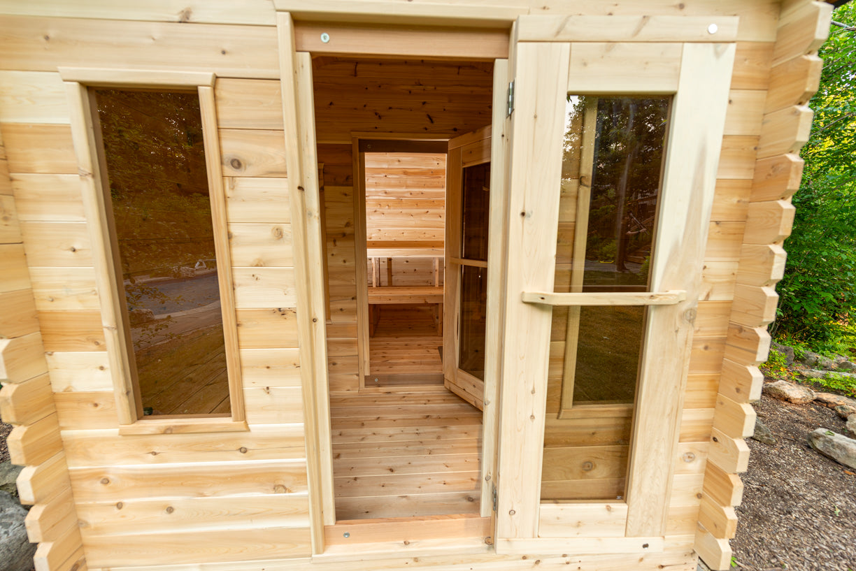 CT Georgian Cabin Sauna with Changeroom