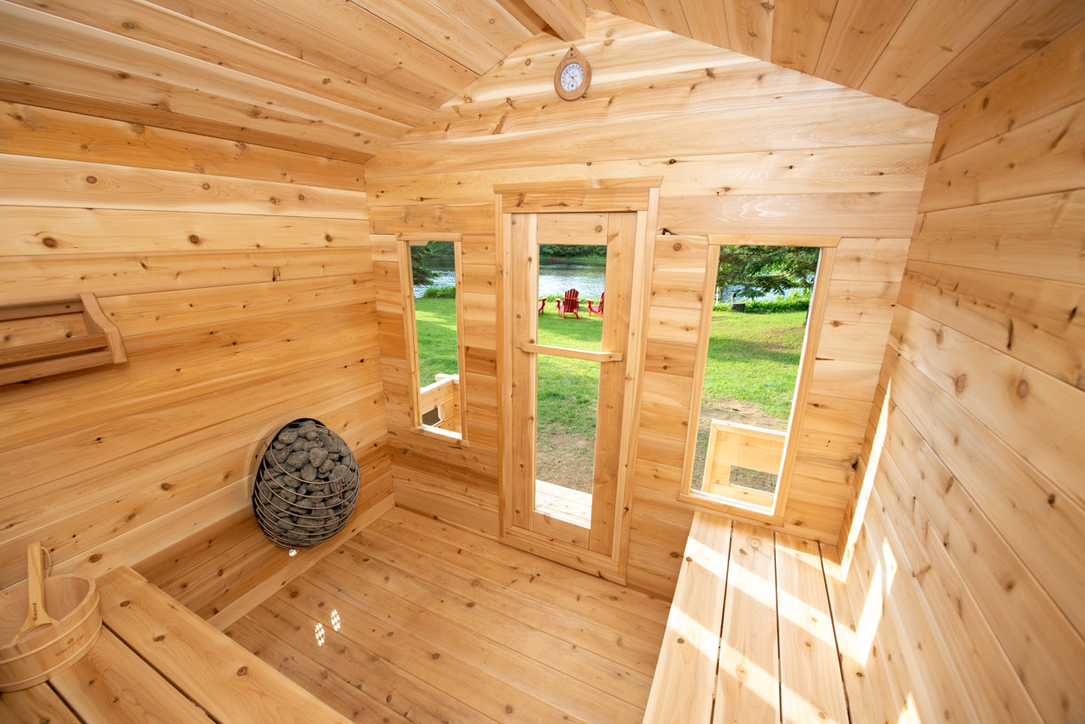 CT Georgian Cabin Sauna with Porch