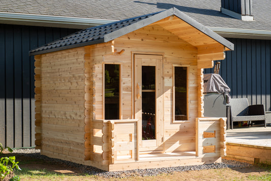 CT Georgian Cabin Sauna with Porch