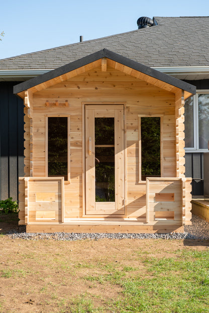 CT Georgian Cabin Sauna with Porch