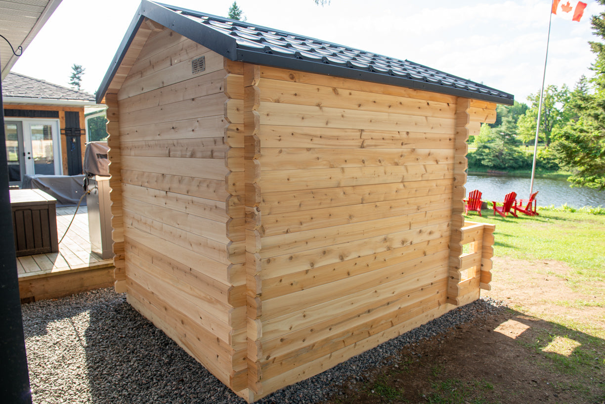 CT Georgian Cabin Sauna with Porch