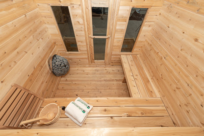 CT Georgian Cabin Sauna with Porch