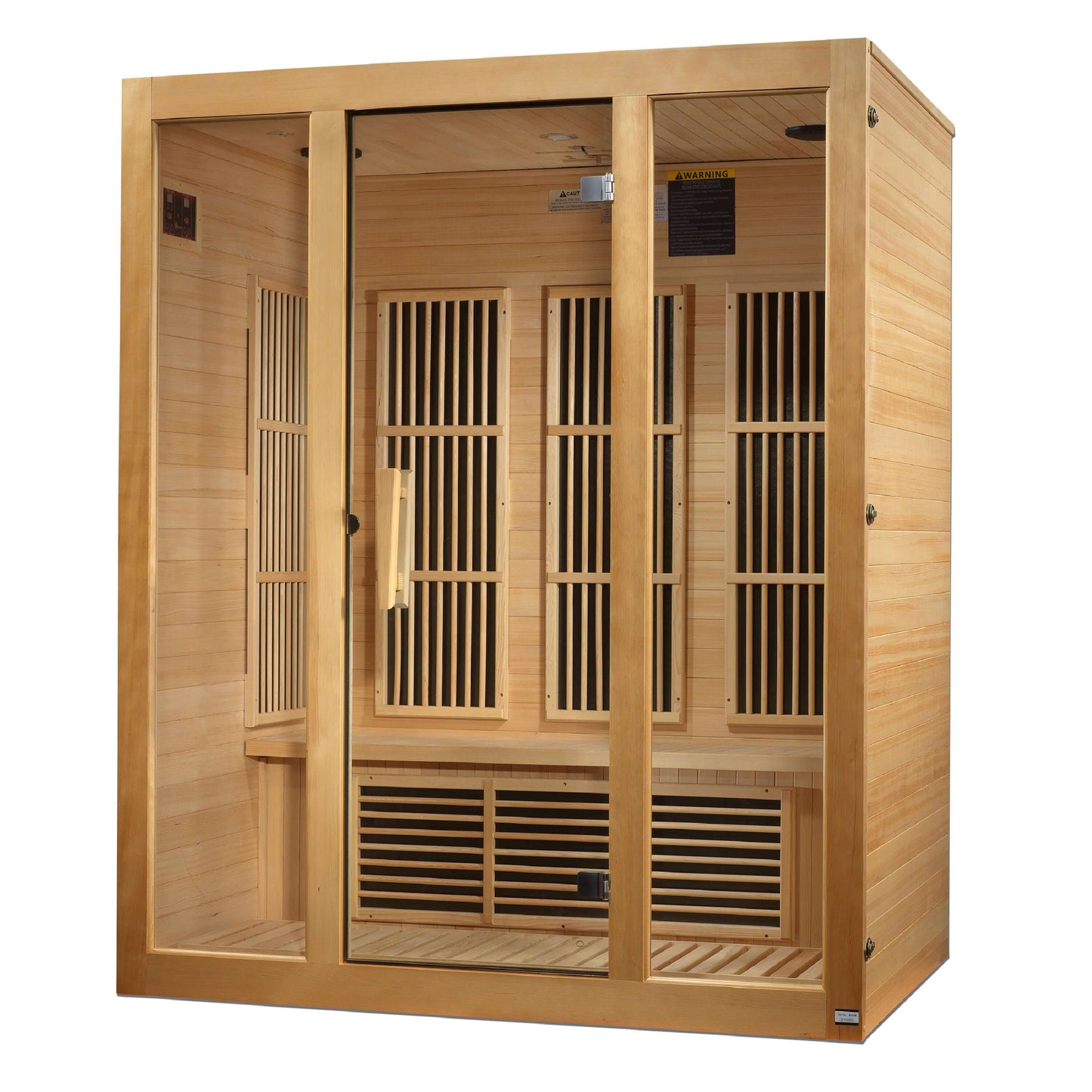 Maxxus "Bellevue" Low EMF FAR Infrared Sauna (3 Person)