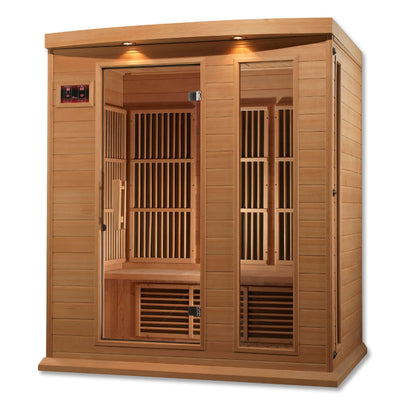 Maxxus Low EMF FAR Infrared Sauna (3 Person)