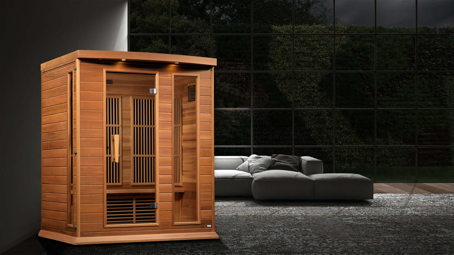 Maxxus Near Zero EMF FAR Infrared Sauna (3 Person)