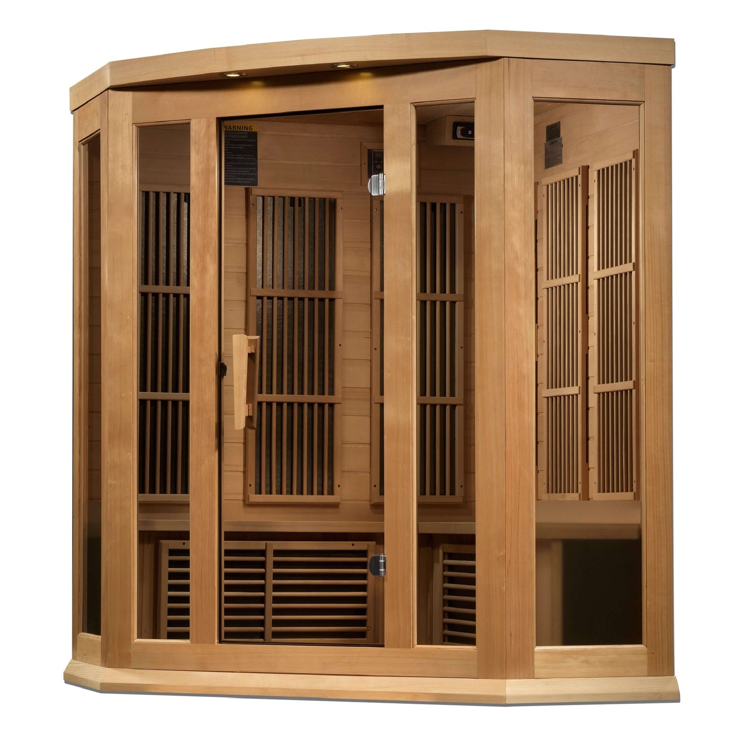 Maxxus "Chaumont Edition" Near Zero EMF FAR Infrared Sauna (3 Person Corner Unit)