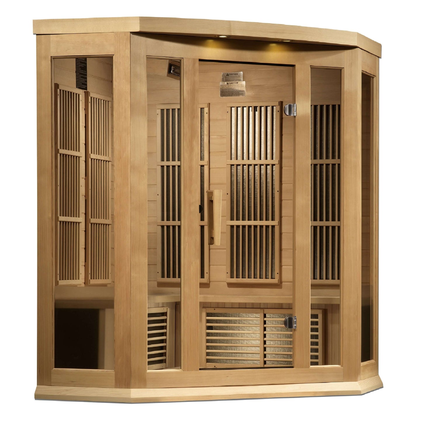 Maxxus "Chaumont Edition" Near Zero EMF FAR Infrared Sauna (3 Person Corner Unit)