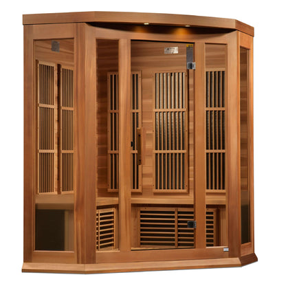 Maxxus Low EMF FAR Infrared Sauna (3 Person Corner Unit)