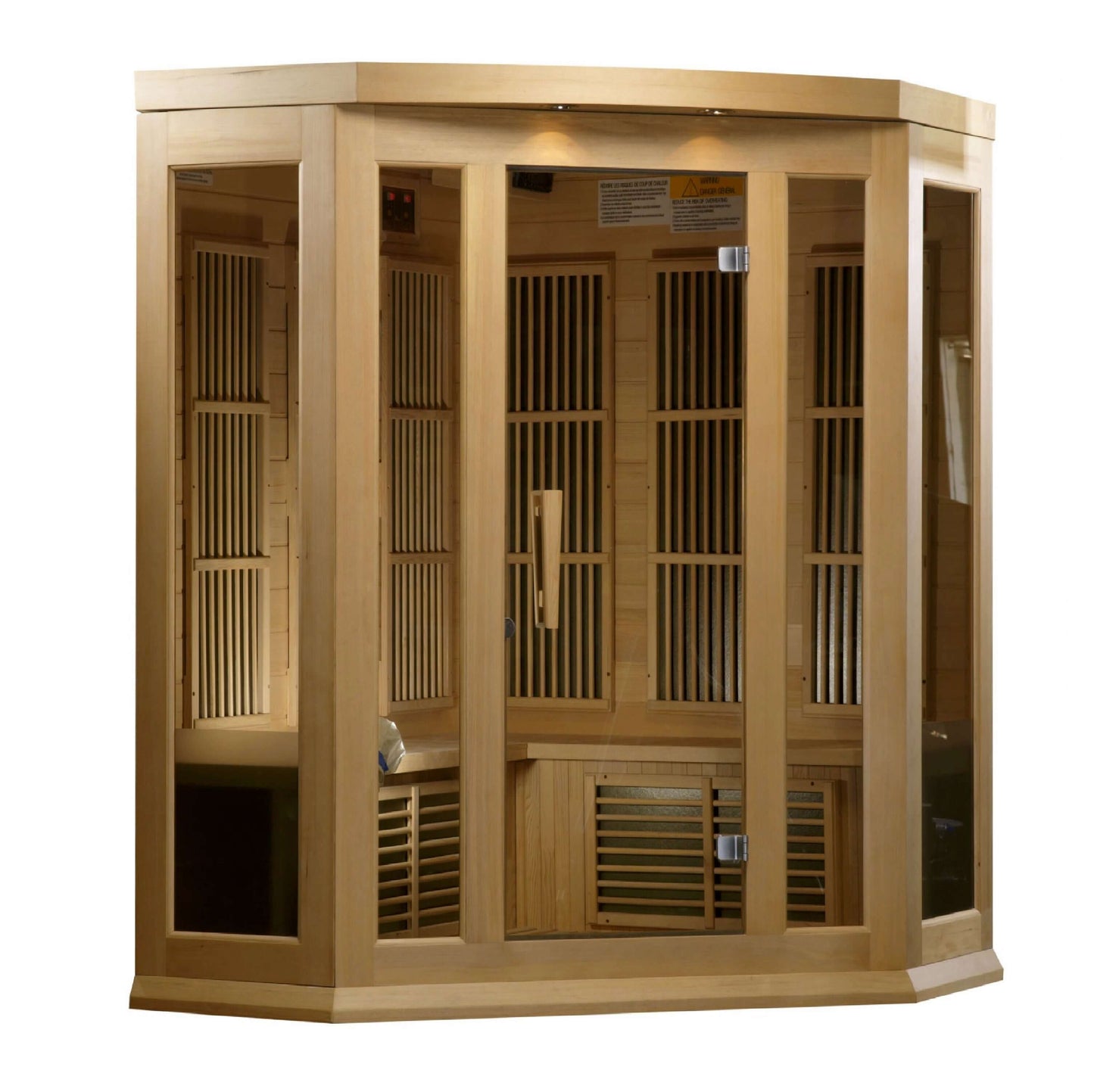 Maxxus Low EMF FAR Infrared Sauna (3 Person Corner Unit)