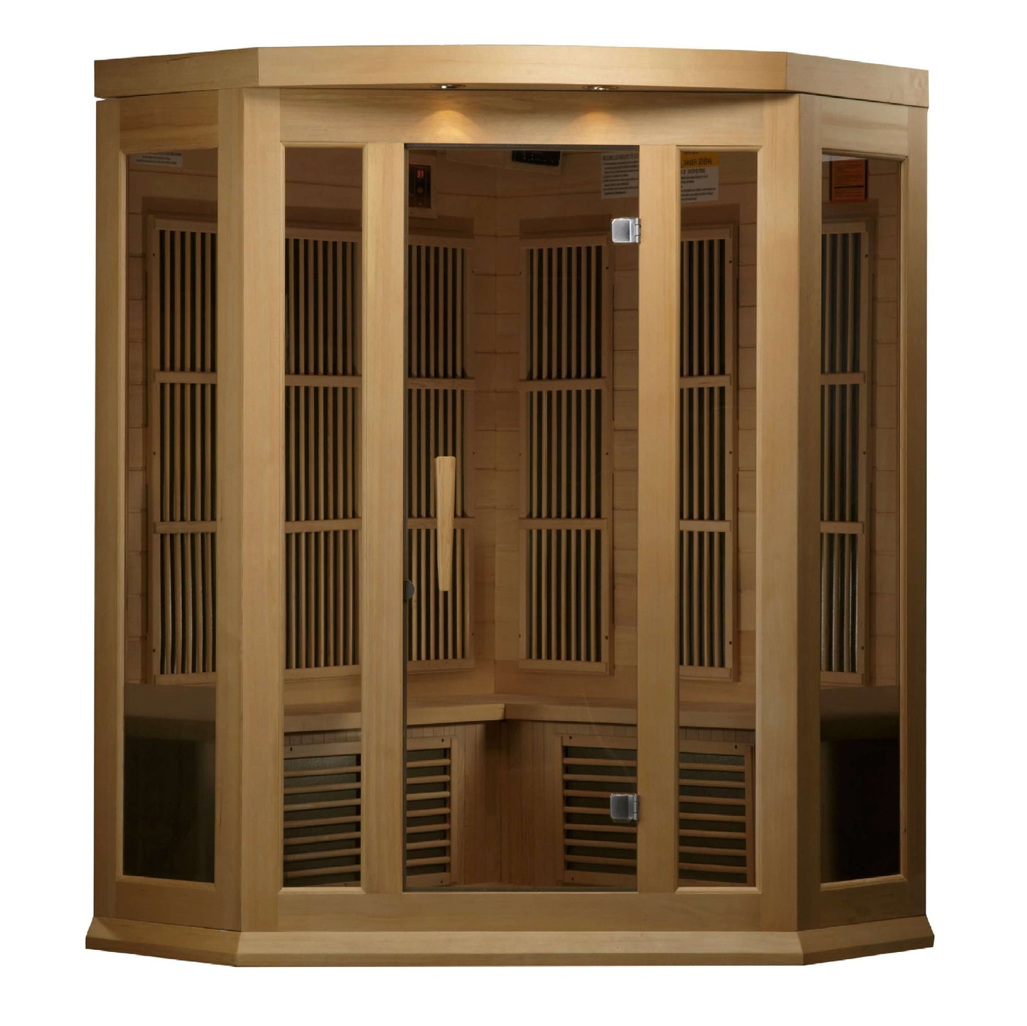 Maxxus Low EMF FAR Infrared Sauna (3 Person Corner Unit)