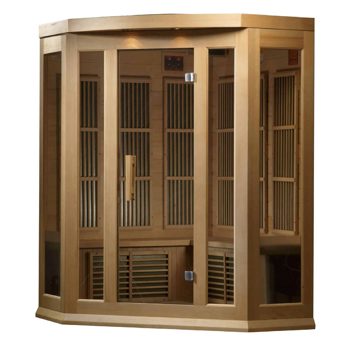 Maxxus Low EMF FAR Infrared Sauna (3 Person Corner Unit)