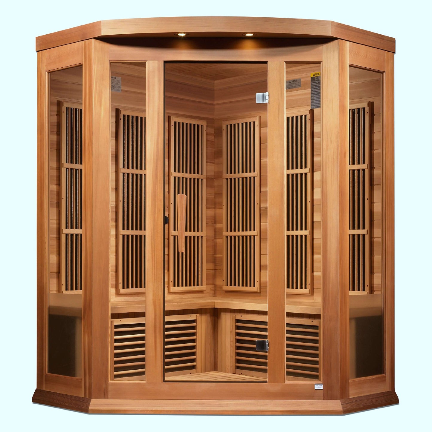 Maxxus "Chaumont Edition" Near Zero EMF FAR Infrared Sauna (3 Person Corner Unit)