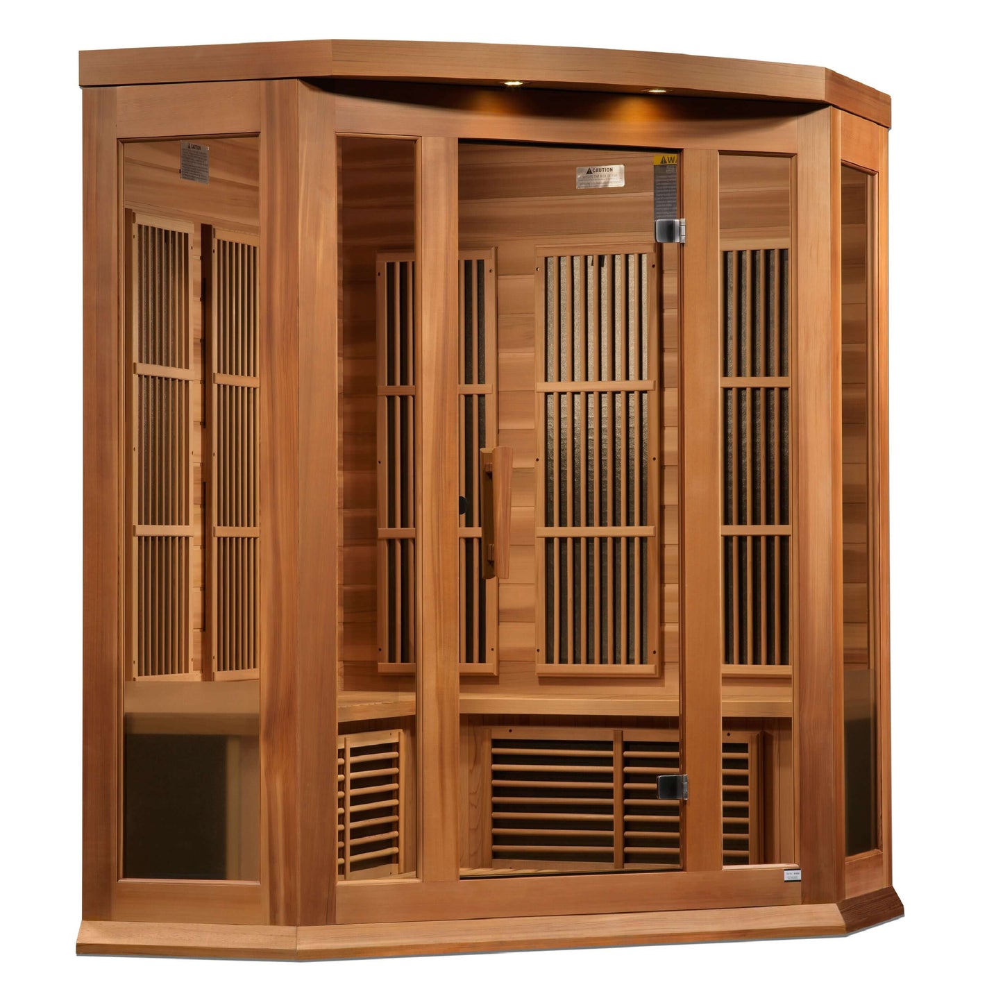 Maxxus "Chaumont Edition" Near Zero EMF FAR Infrared Sauna (3 Person Corner Unit)